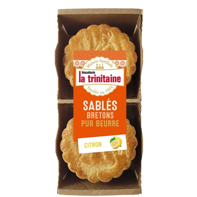 La Trinitaine sablés bretons pur beurre citron