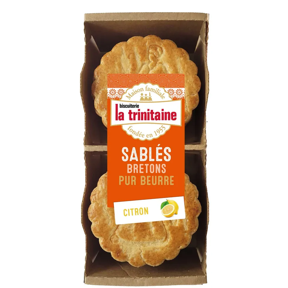 La Trinitaine sablés bretons pur beurre citron