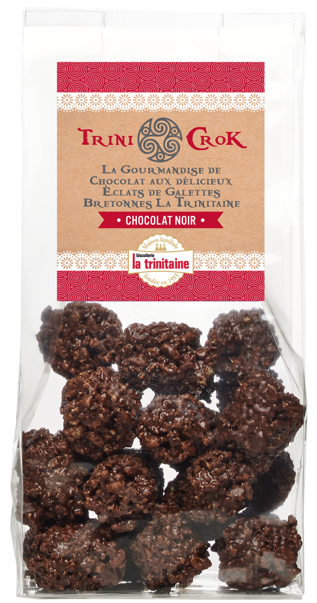 La Trinitaine Trini'Crok chocolat noir galettes 120 g