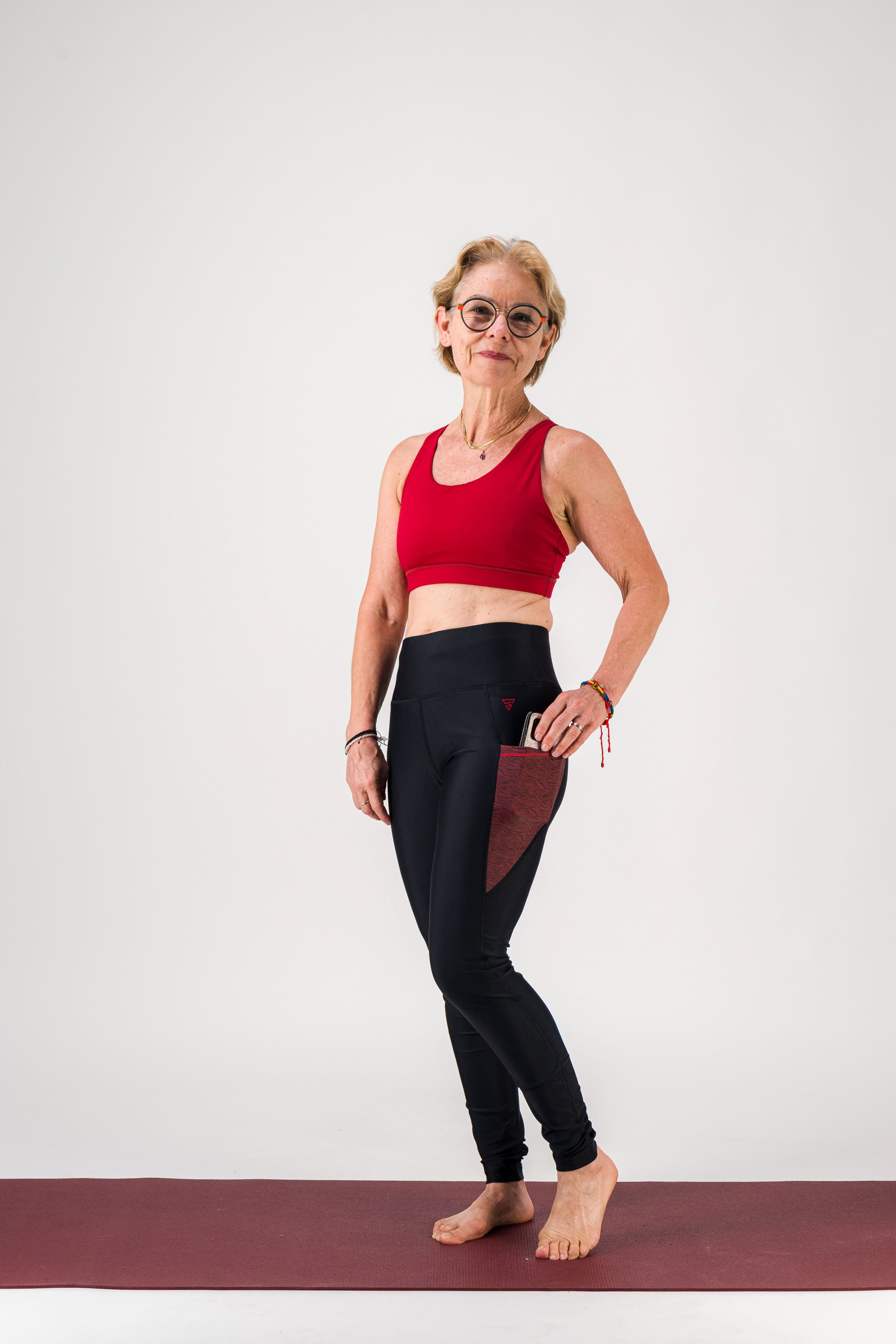 Gayaskin Vibrations legging long femme poches taille M