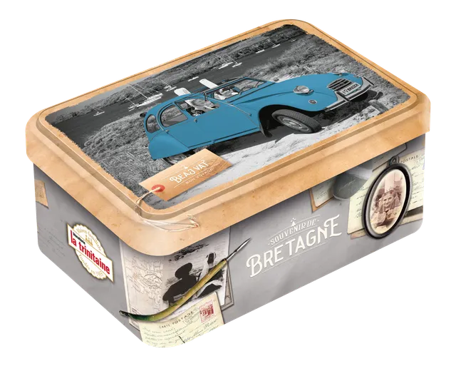 La Trinitaine Boîtes Mini Coffret 2CV galettes pur beurre 130g