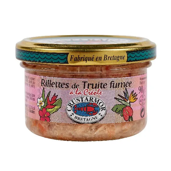 La Trinitaine Tartinables rillettes truite fumée créole