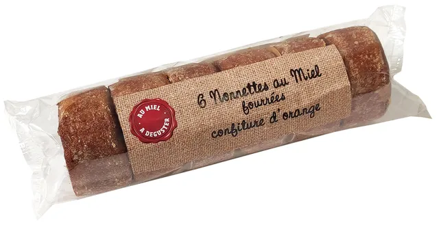 La Trinitaine Nonnettes fourrées à l'orange confiserie moelleuse