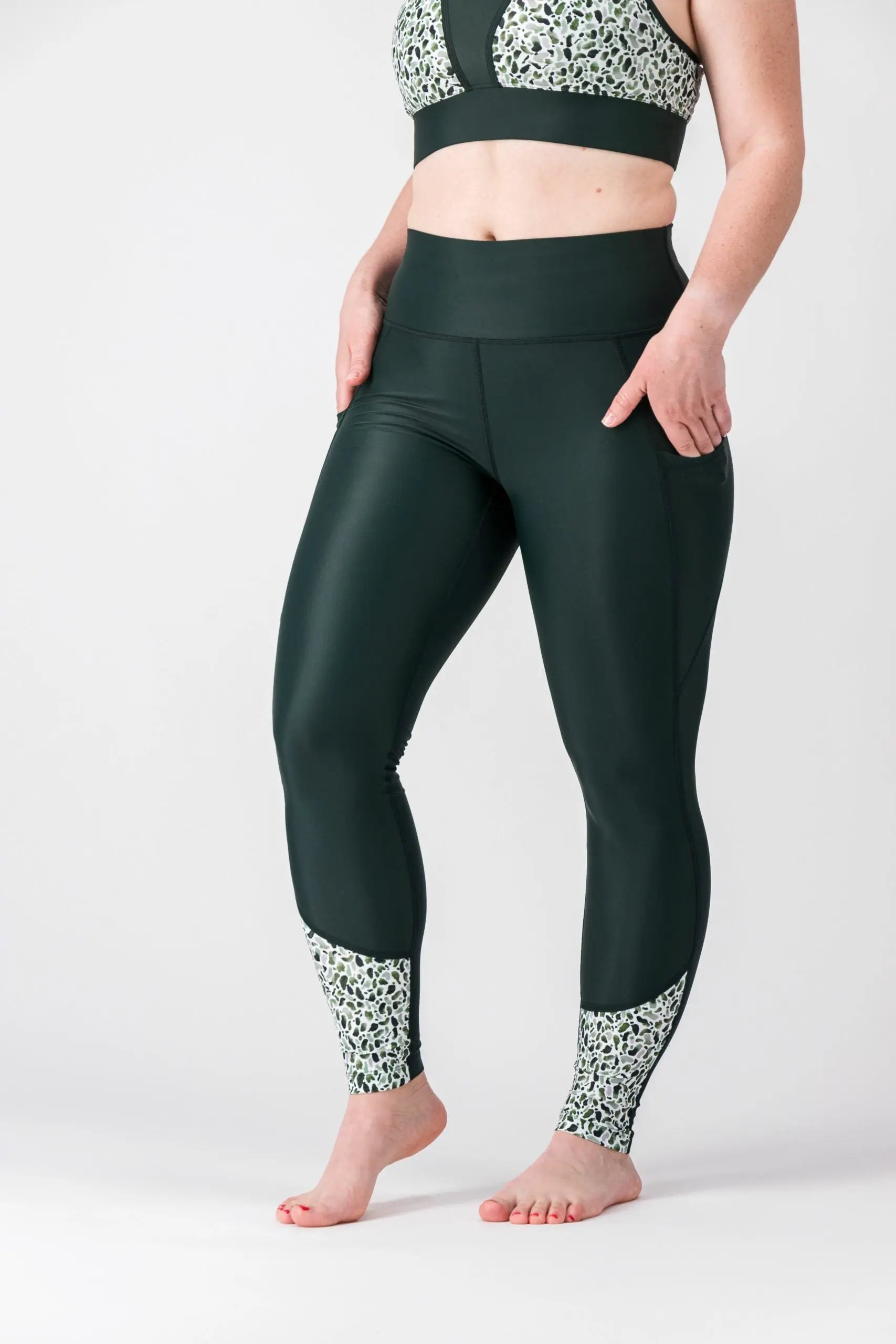 GAYASKIN Scotland FLOW legging sport femme poches taille haute