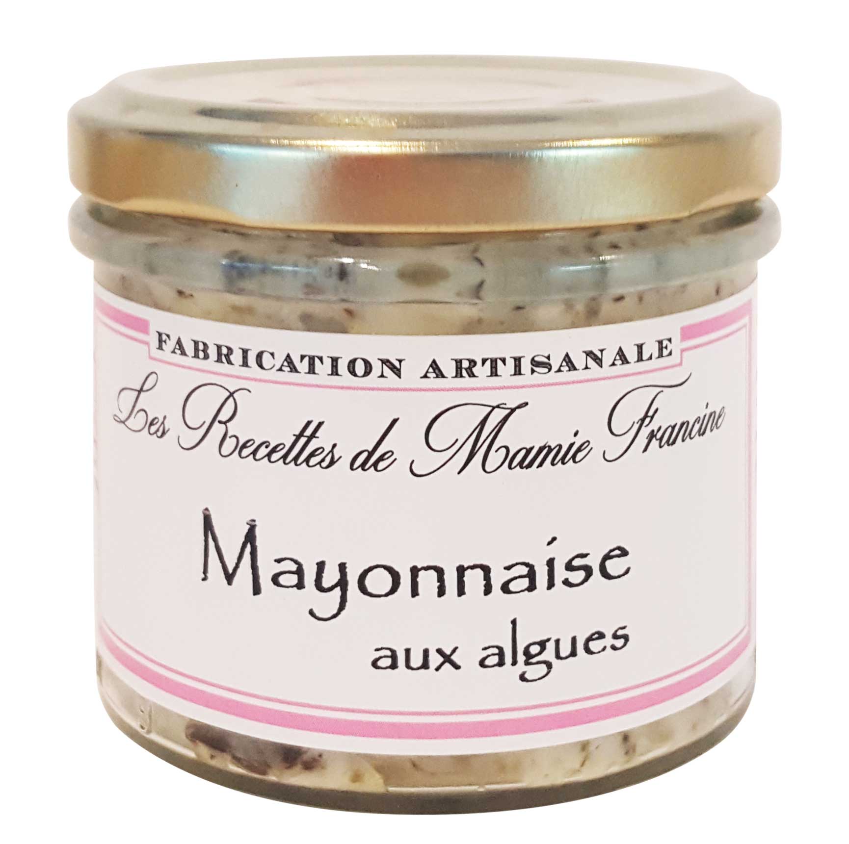 La Trinitaine Mayonnaise aux algues 90g pot iodé
