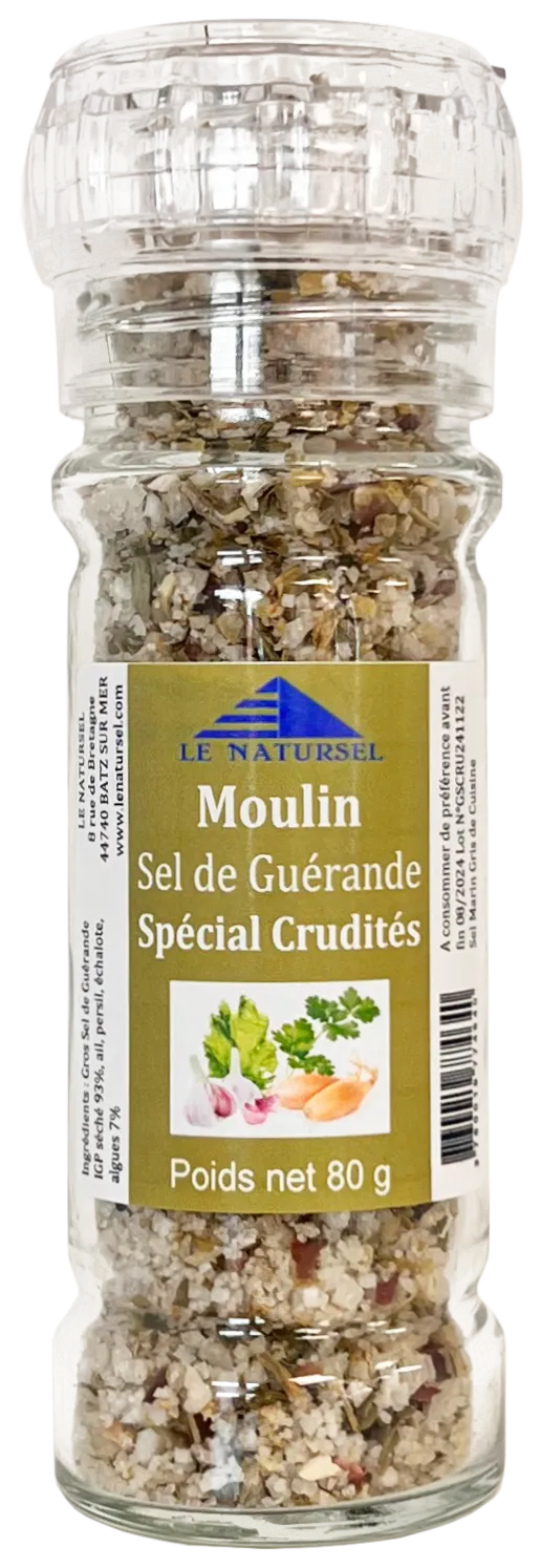 La Trinitaine Moulin Sel de Guérande crudités