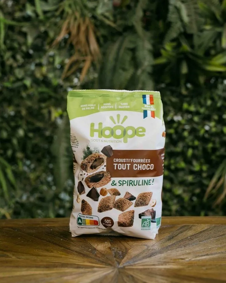 HOOPE Crousti'Fourrées Tout Choco céréales fourrées noisettes
