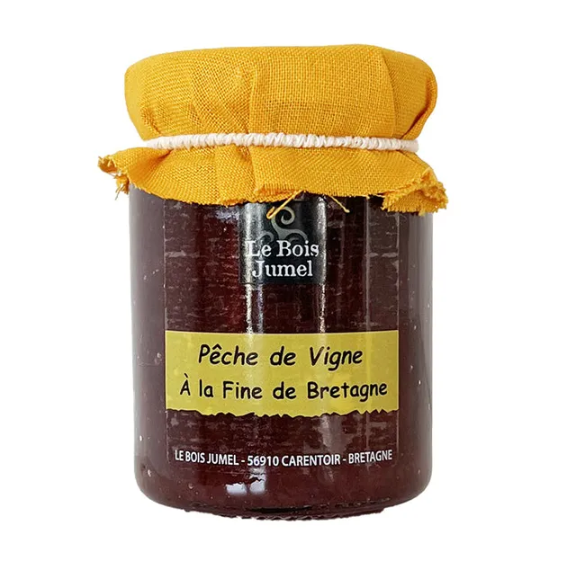 La Trinitaine Confiture pêche de vigne fine Bretagne 120g