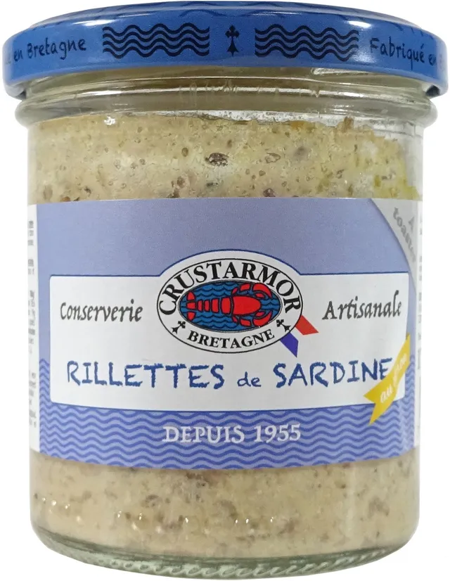La Trinitaine Tartinables rillettes de sardines Crustarmor