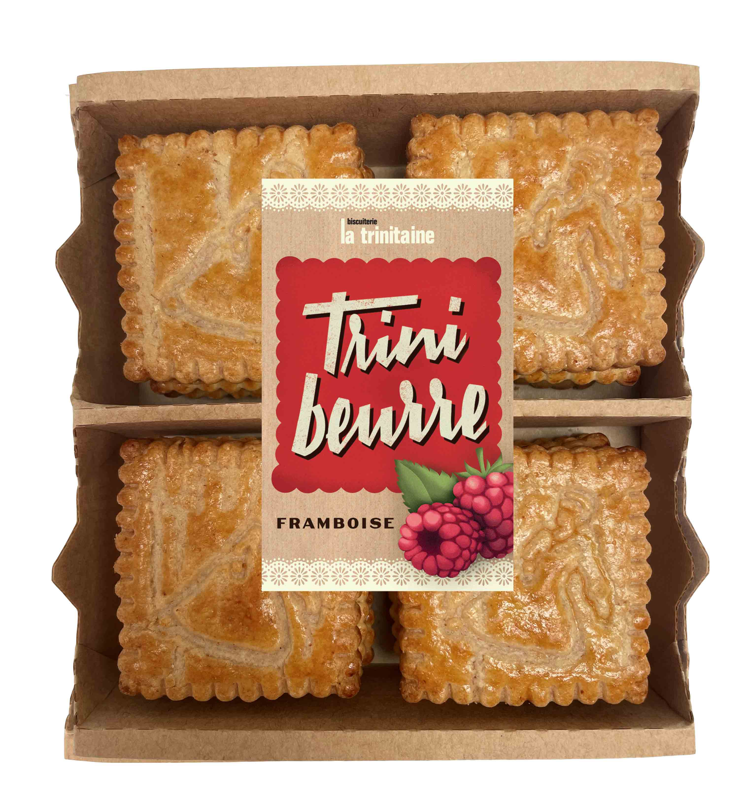 La Trinitaine Trinibeurre Framboise petit-beurre biscuit