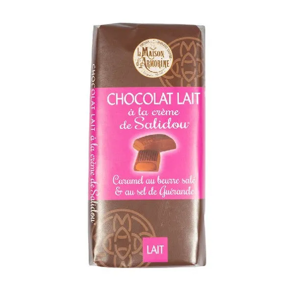 La Trinitaine Tablette chocolat lait crème Salidou