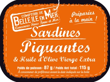La Trinitaine Sardines piquantes huile olive boîte