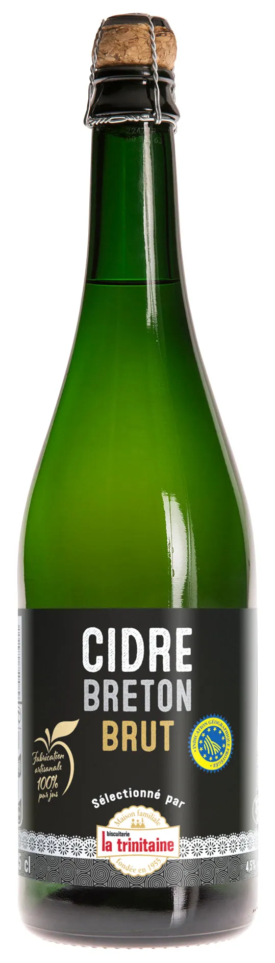 La Trinitaine Cidre bouché brut 75 cl 4,5% vol