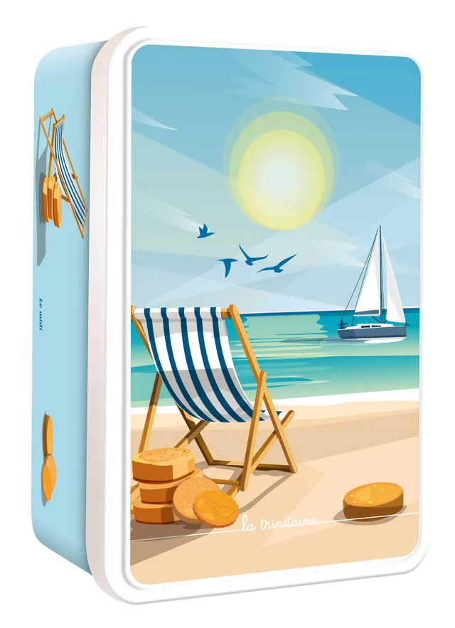La Trinitaine Coffret midi transat biscuits bretons