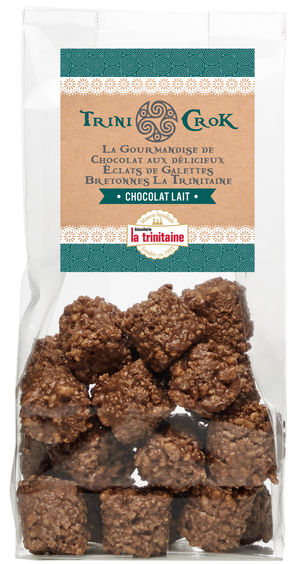 La Trinitaine Trini'Crok chocolat lait 120g rocher galette