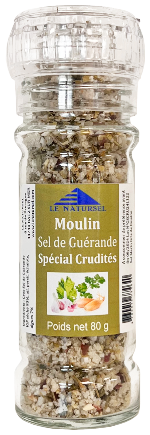 La Trinitaine Moulin Sel de Guérande crudités