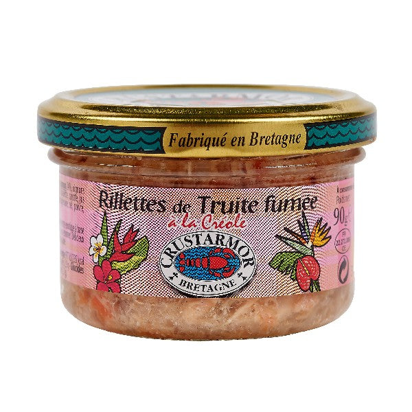 La Trinitaine Tartinables rillettes truite fumée créole