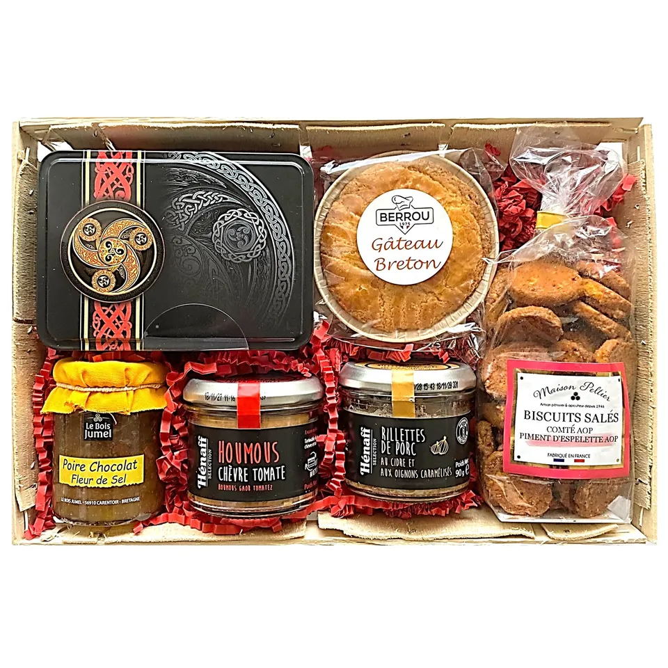 La Trinitaine Panier Celtic coffret garni breton 6 produits