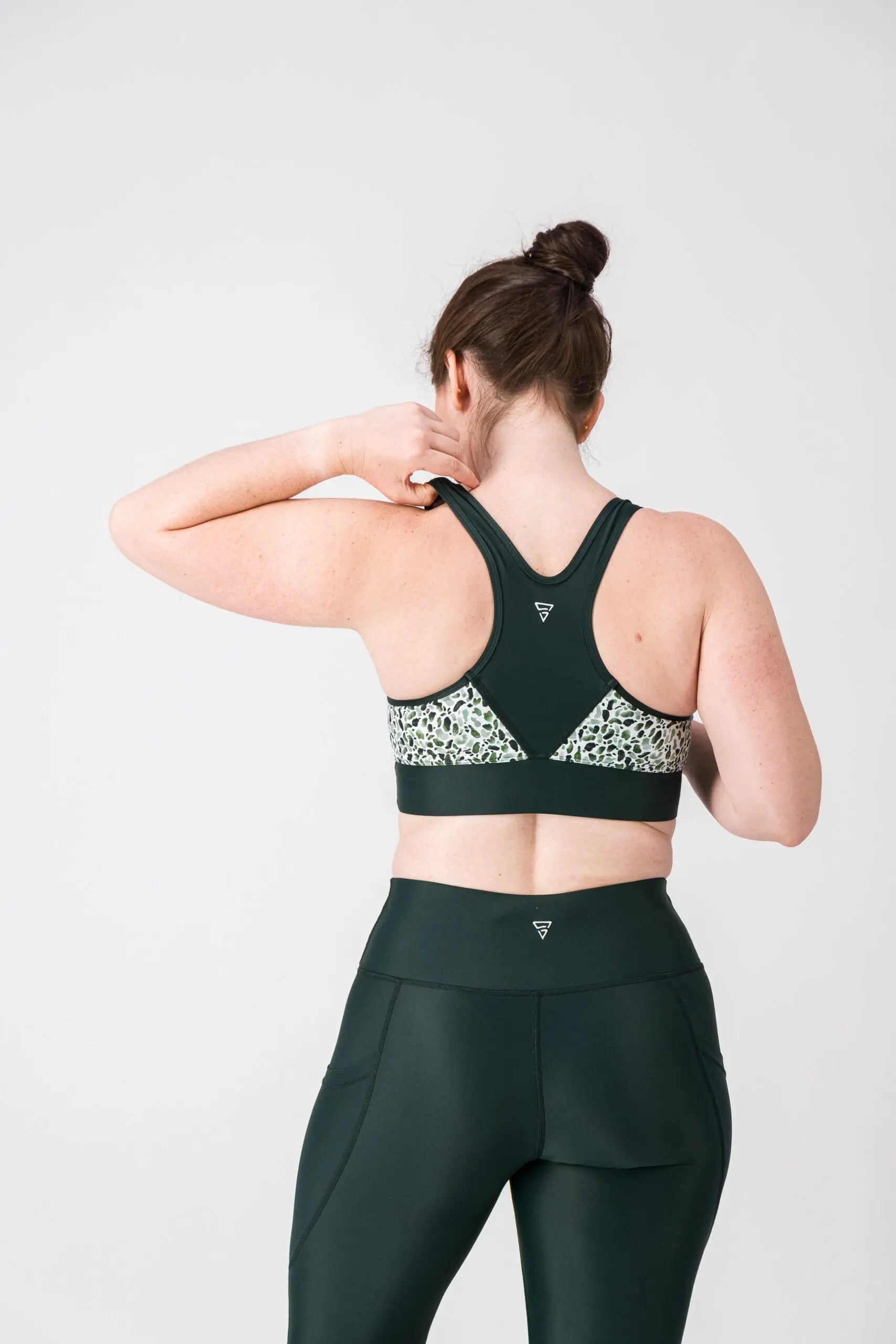 GAYASKIN Scotland SKIN brassière sport maintien fort verte