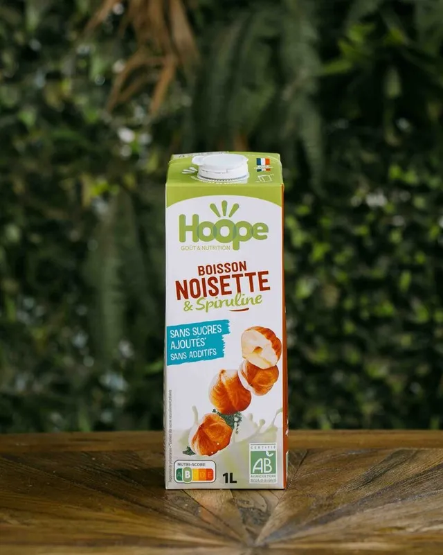 HOOPE Boissons végétales Noisette lait noisette bio