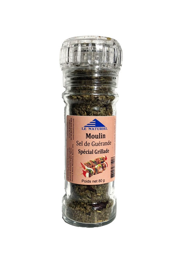 La Trinitaine Moulin gros sel grillades 80g sel Guérande