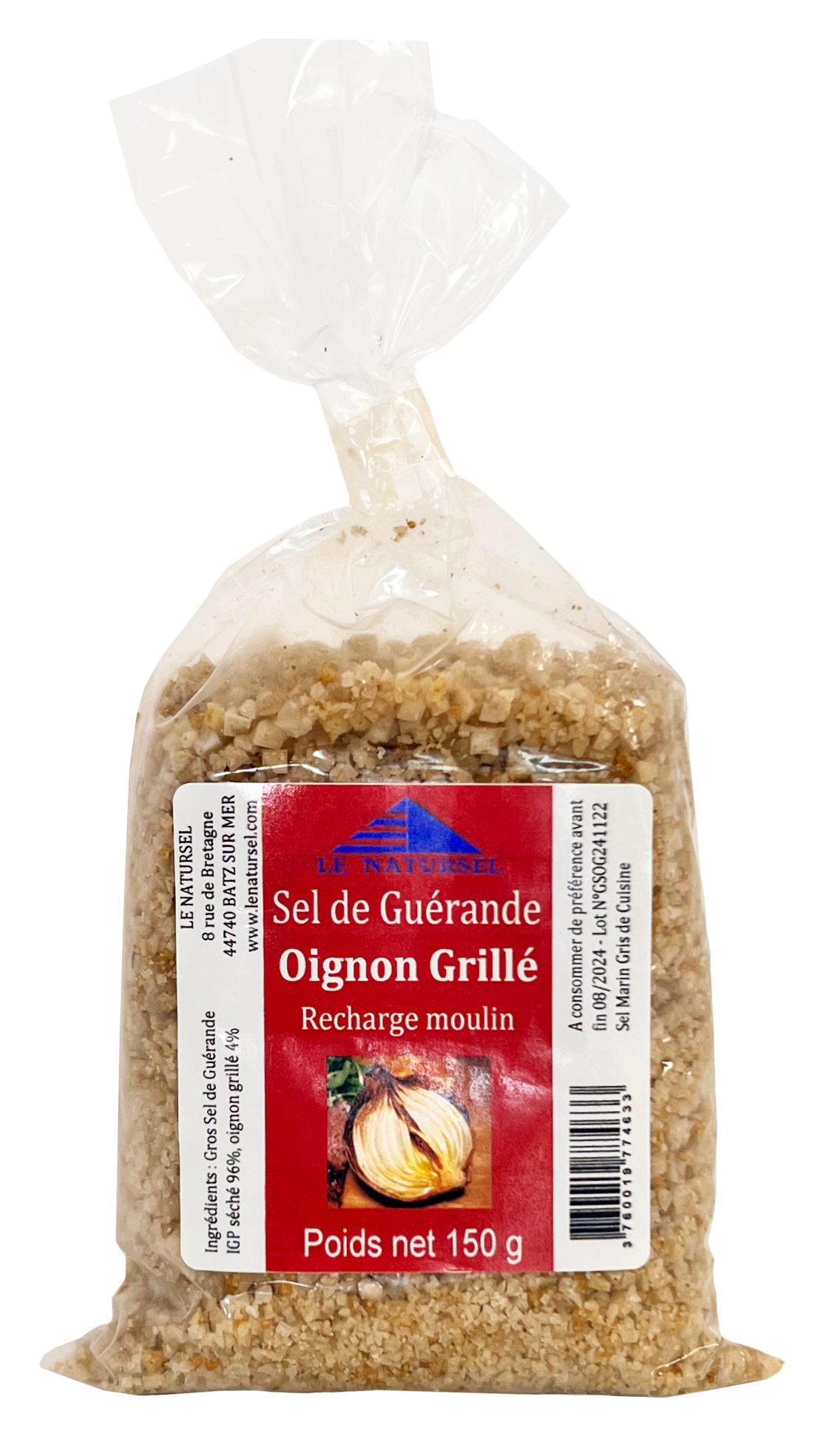La Trinitaine Sel Guérande oignon grillé recharge moulin