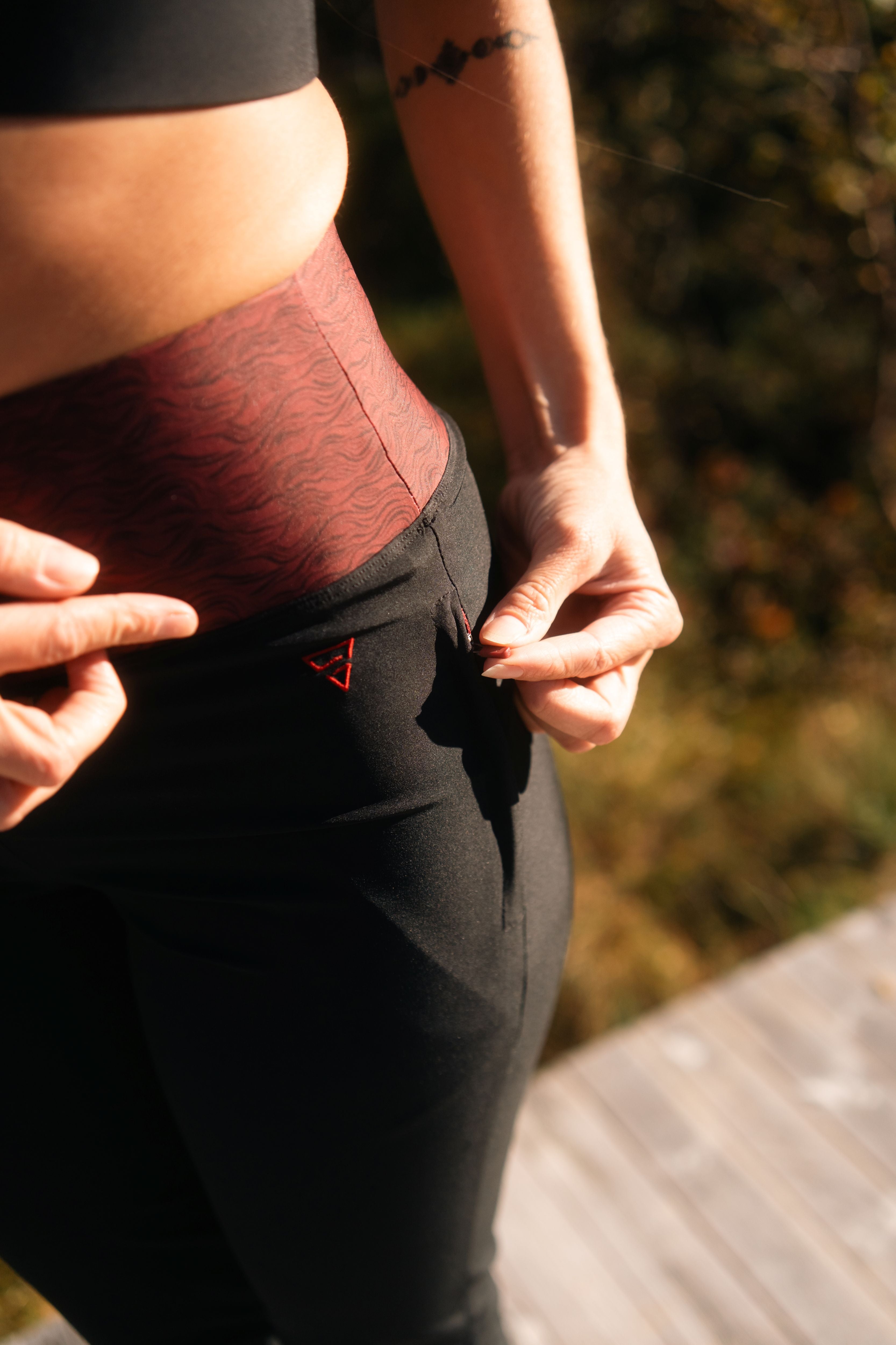 GAYASKIN Vibrations Jogging femme taille haute respirant