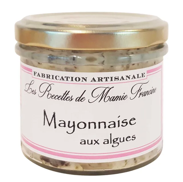 La Trinitaine Mayonnaise aux algues 90g pot iodé