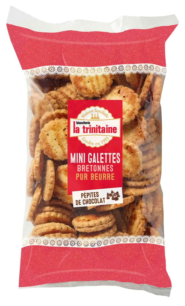 La Trinitaine Mini galettes pepites chocolat pur beurre