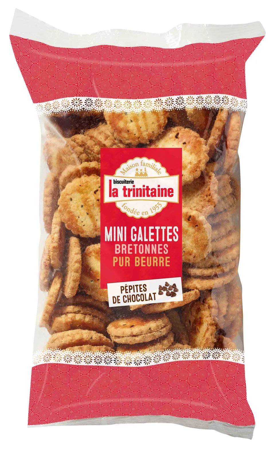 La Trinitaine Mini galettes pepites chocolat pur beurre