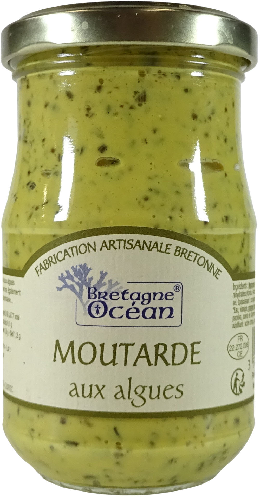 La Trinitaine Moutarde aux Algues condiment 200g relevé