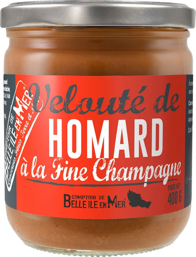 La Trinitaine velouté de homard fine champagne entrée fête