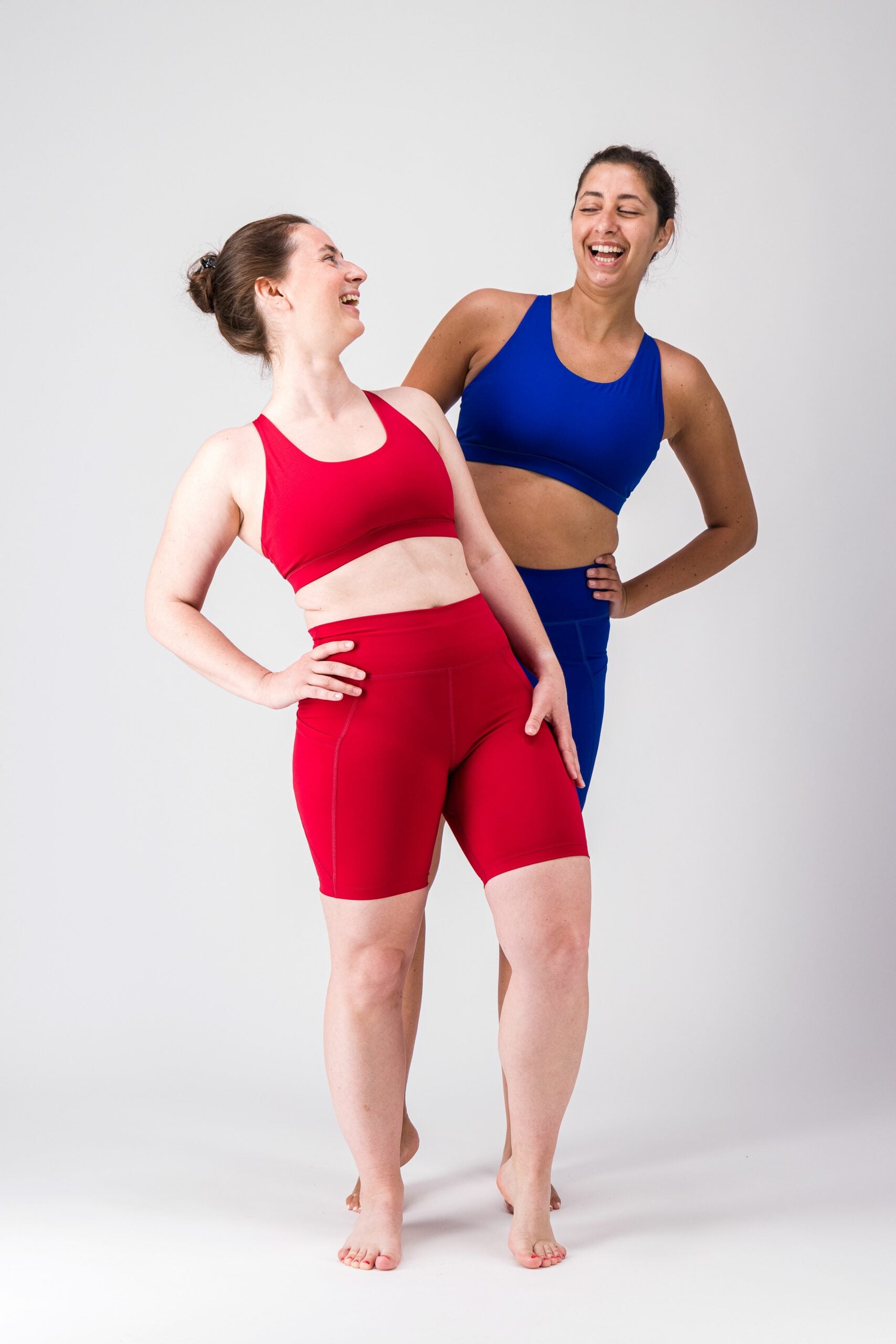 GAYASKIN La Lumineuse PHOENIX brassière sport bleu été dos croisé