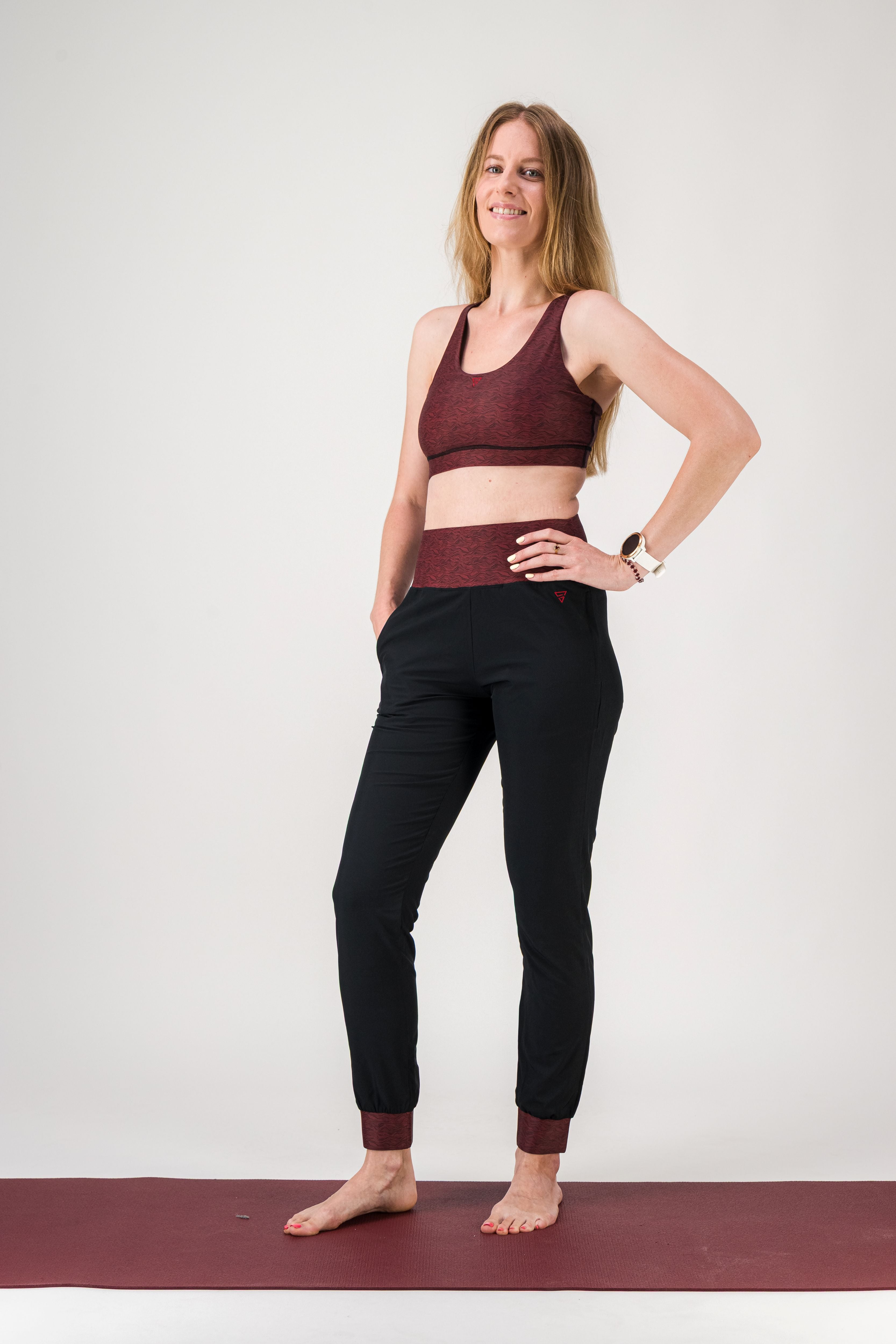 GAYASKIN Vibrations Jogging femme taille haute respirant
