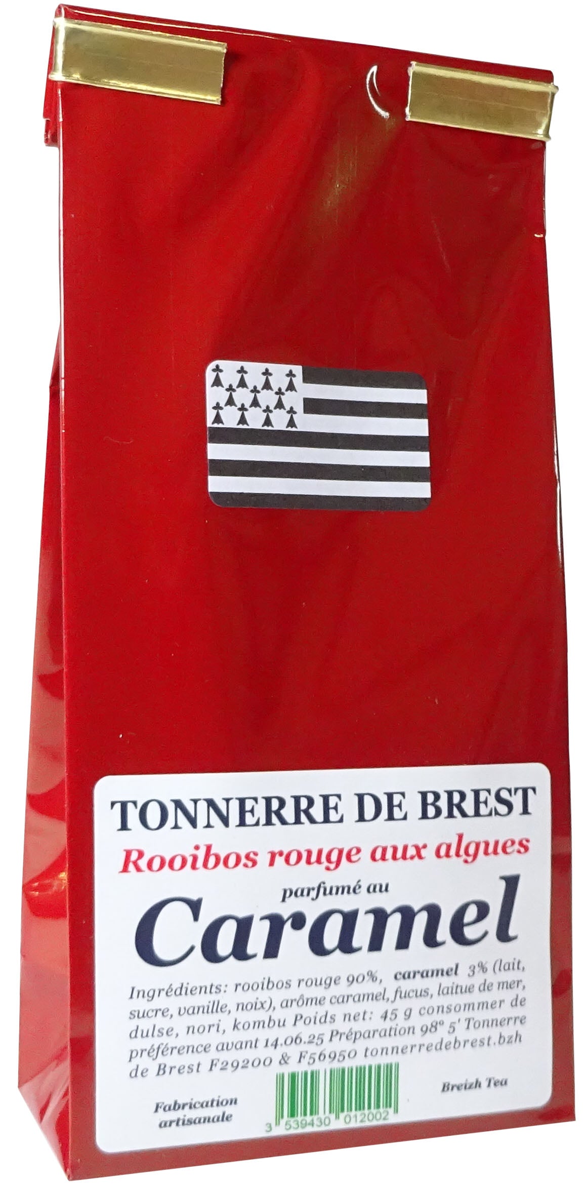 La Trinitaine Rooibos rouge algues caramel thé infusion