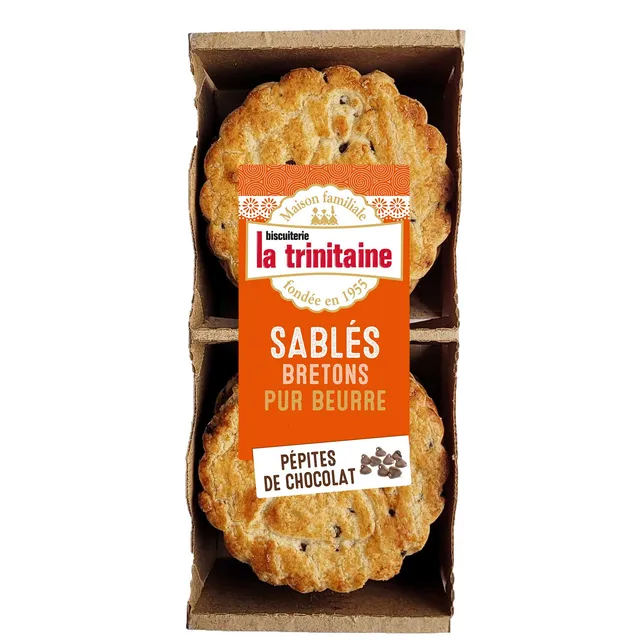La Trinitaine Sablés bretons pur beurre pépites chocolat