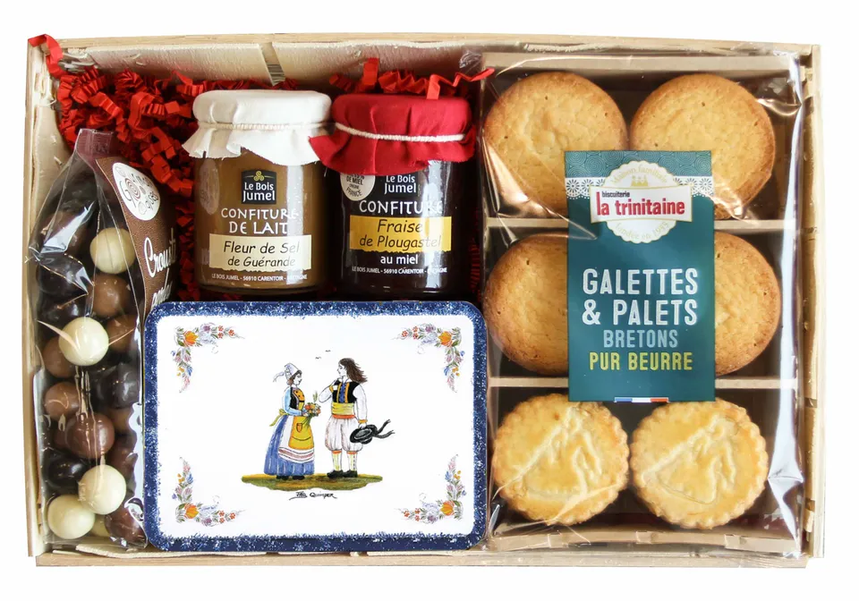 La Trinitaine Panier Rétro Garni Bourriche 5 Produits