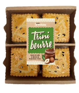 La Trinitaine Trinibeurre chocolat noisette biscuit breton