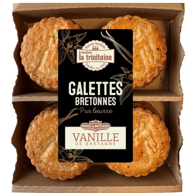 La Trinitaine Biscuits galette pur beurre vanille Bretagne