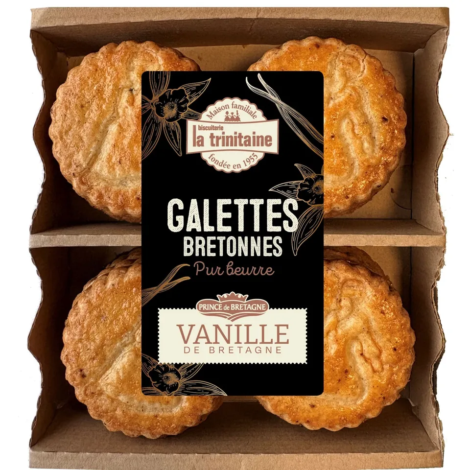 La Trinitaine Biscuits galette pur beurre vanille Bretagne