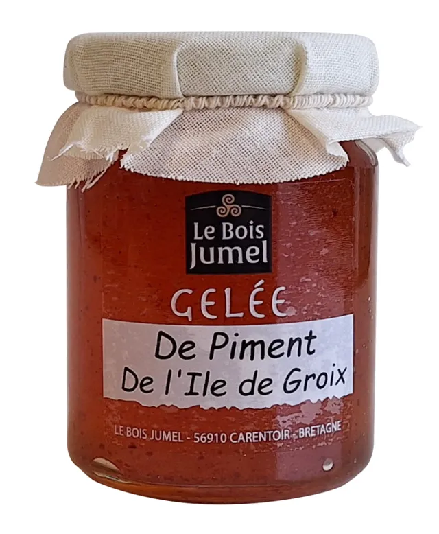 Le Bois Jumel gelée piment Île de Groix 120g fruitée