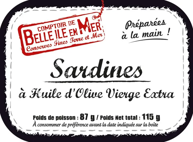 La Trinitaine Sardines huile olive vierge extra