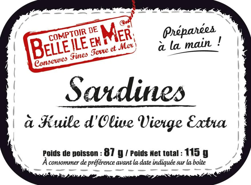 La Trinitaine Sardines huile olive vierge extra
