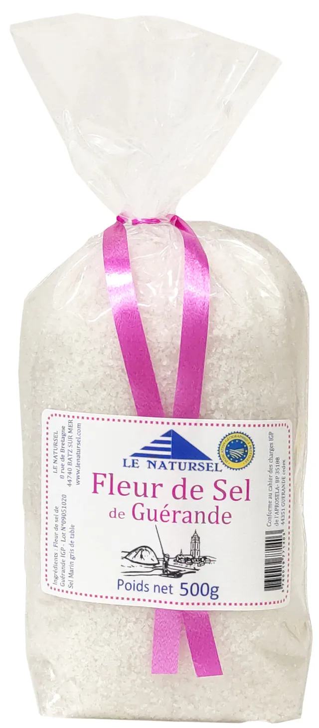 La Trinitaine Fleur de sel de Guérande sachet 500g