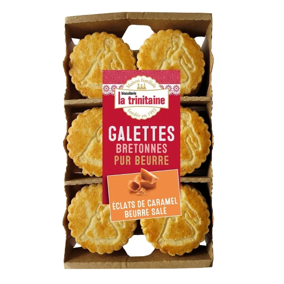 La Trinitaine Galettes bretonnes pur beurre éclats caramel