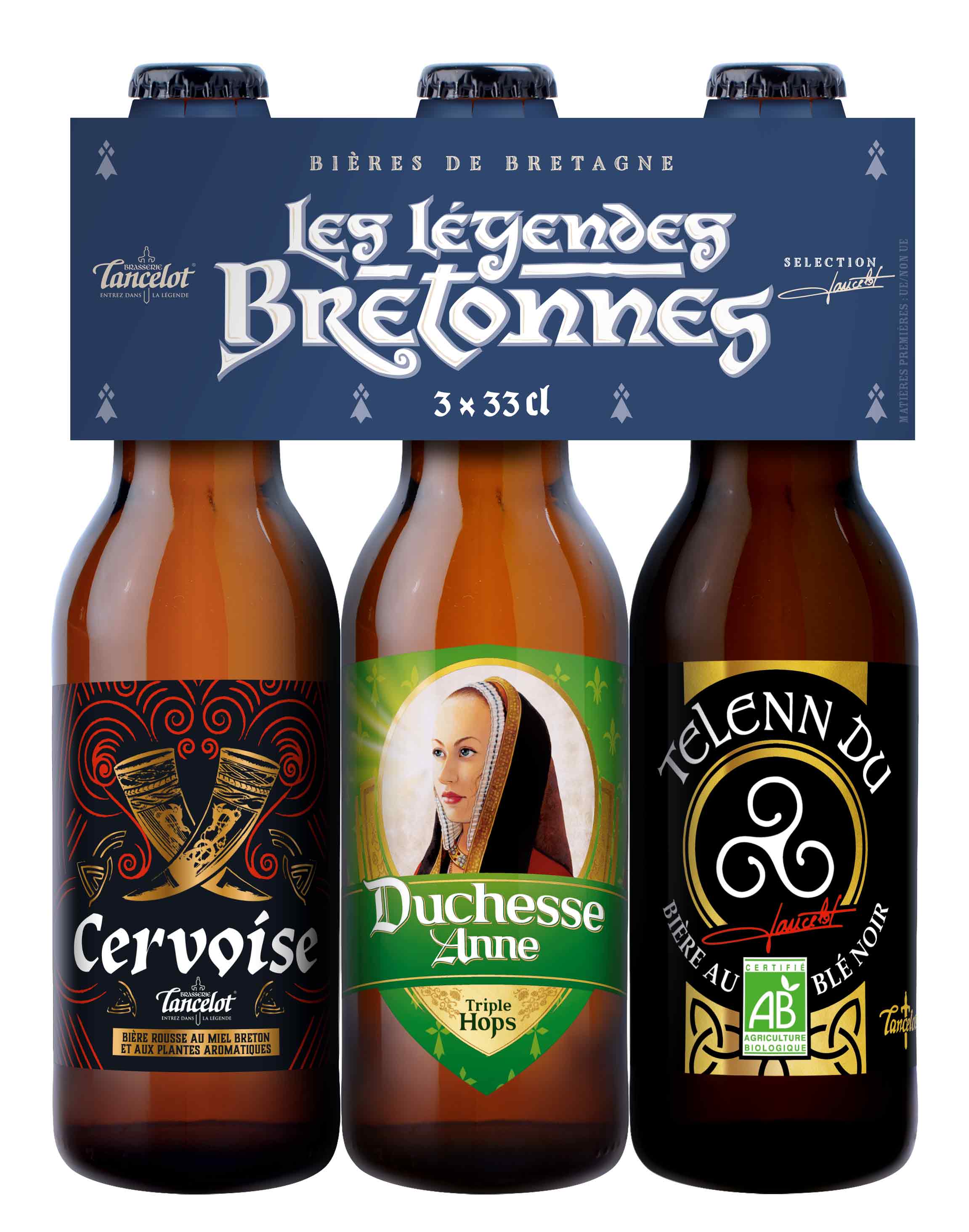 La Trinitaine Tripack Lancelot Cervoise 3x33 cl bière