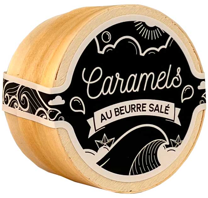 La Trinitaine Caramels Beurre Salé Boîte Bois BZH Surf
