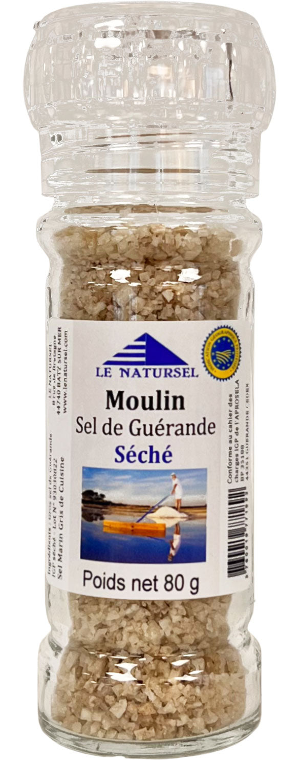 La Trinitaine Moulin gros sel séché Guérande 80g assaisonnement