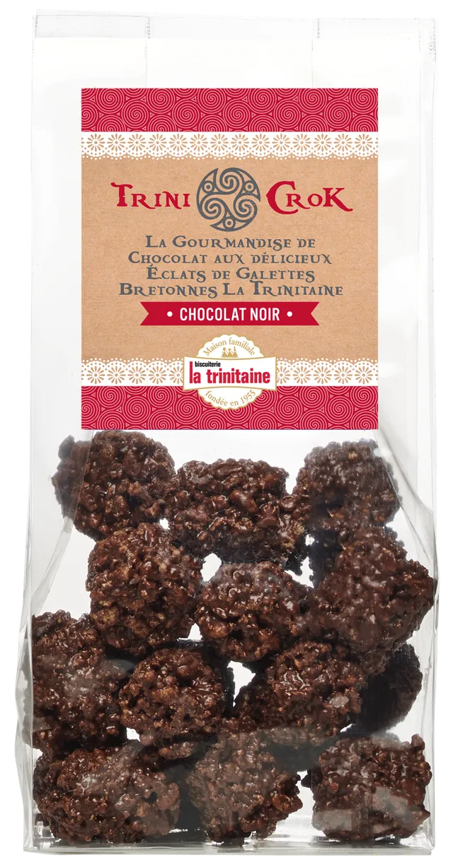 La Trinitaine Trini'Crok chocolat noir galettes 120 g