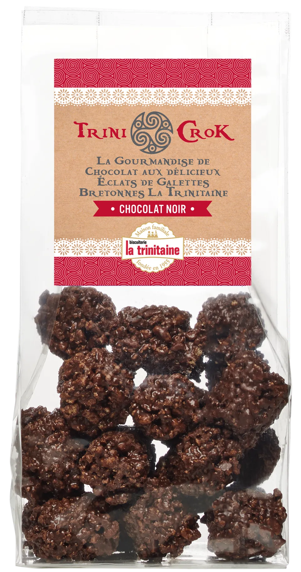 La Trinitaine Trini'Crok chocolat noir galettes 120 g
